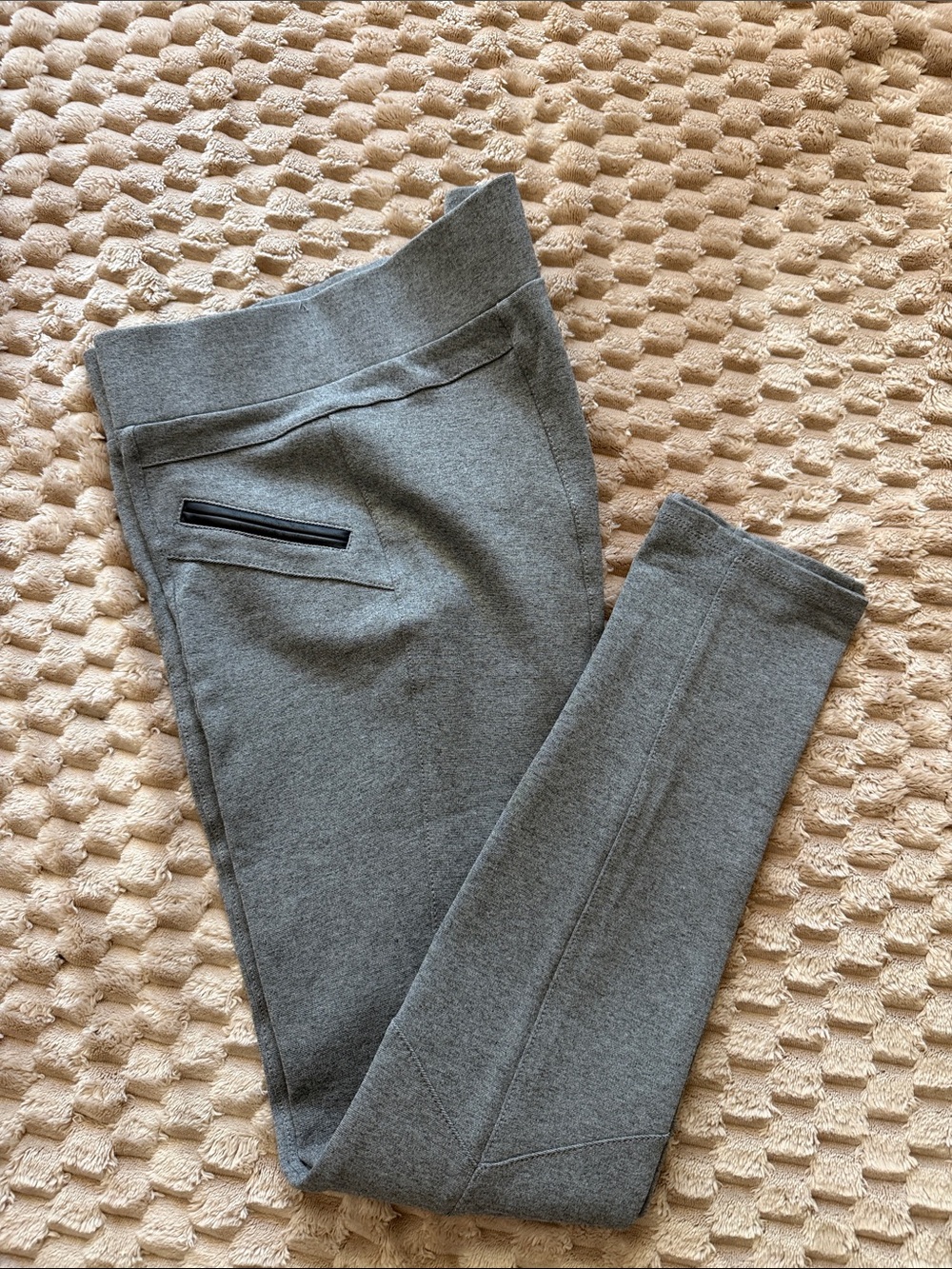 Ci Sono Men’s Gray Knit Slim Joggers
